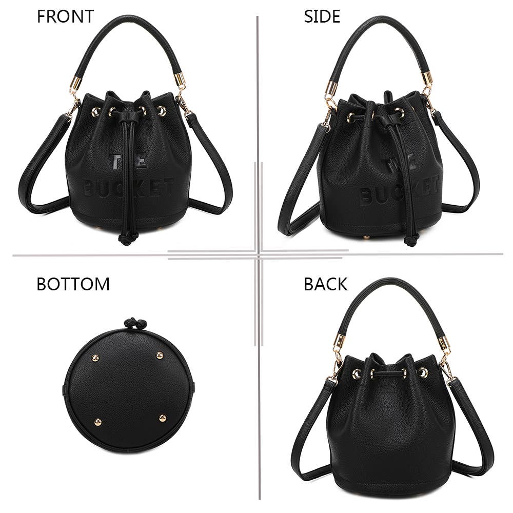 Gallantry – Engroshandel Skuldertaske – til kvinder – Bella Bucket taske (KJ-62059)11