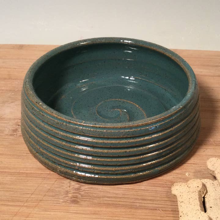 Extra Small Pet Bowl minimalist style for wholesale by Fatty Frog Pots Handmade Pottery