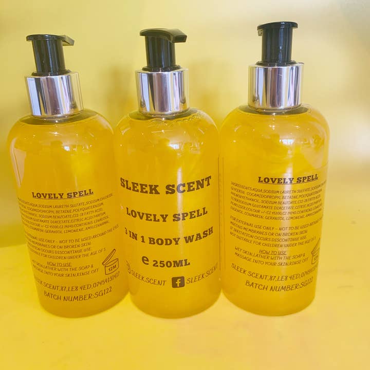 Sleek Scent – wholesale Body wash/shower gel – 3 in 1 Shower Gel/Shower Gel3