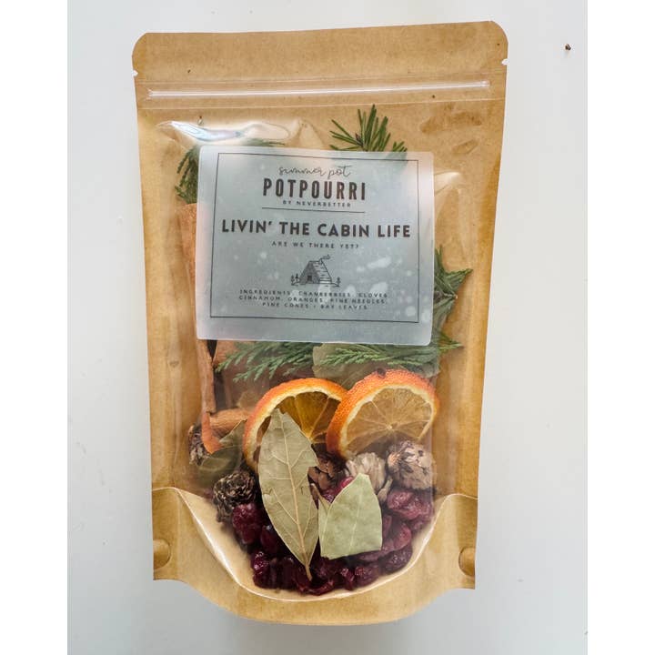 Simmer Pot Potpourri - Wholesale Potpourri - Livin' The Cabin Life Simmer Pot Potpourri