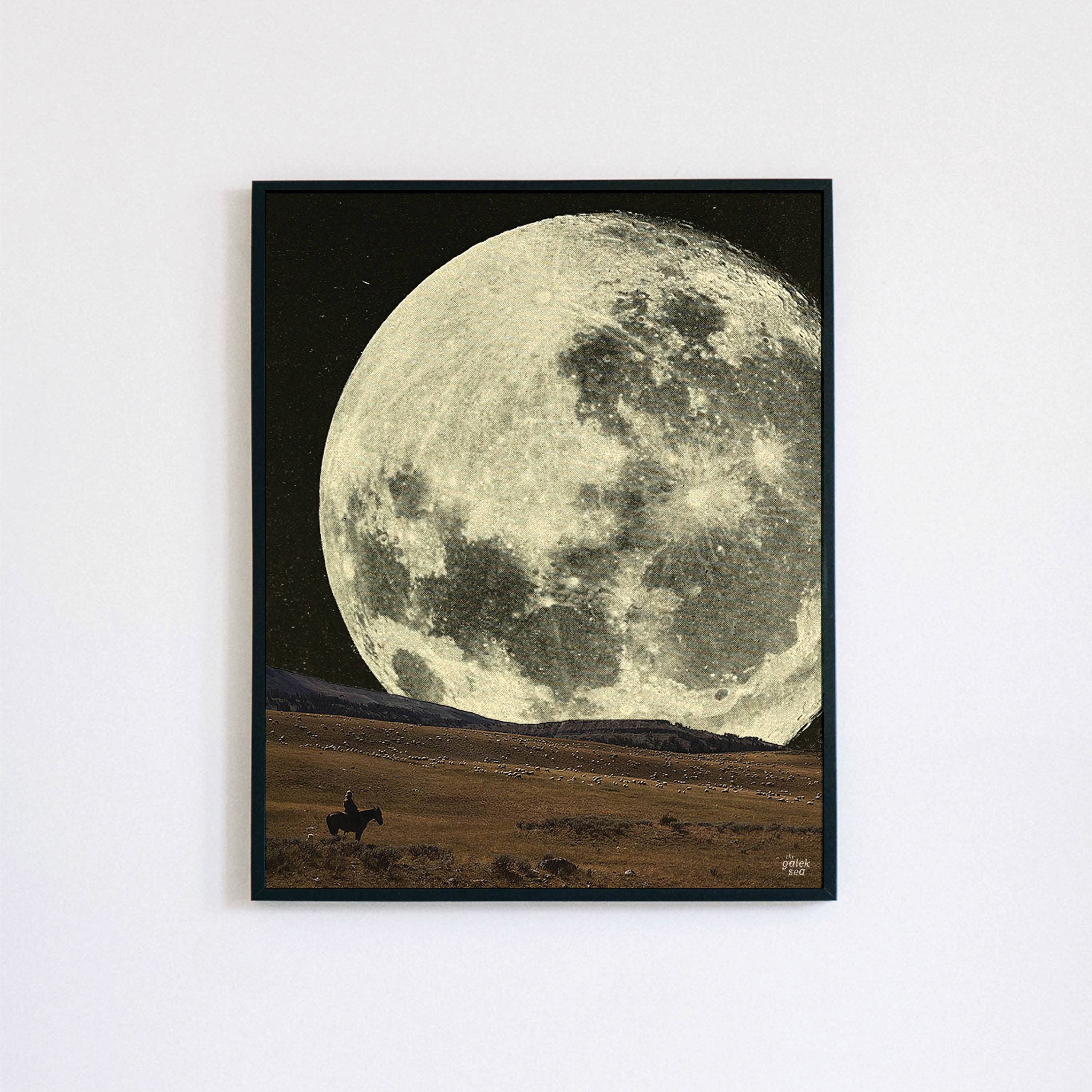 The Galek Sea - Wholesale Art Print - Cowboy Moon Print3
