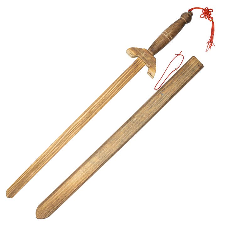 Pawnee Bill’s - Wholesale Wood Toy - Kids - Toy Wooden Sword with Scabbard