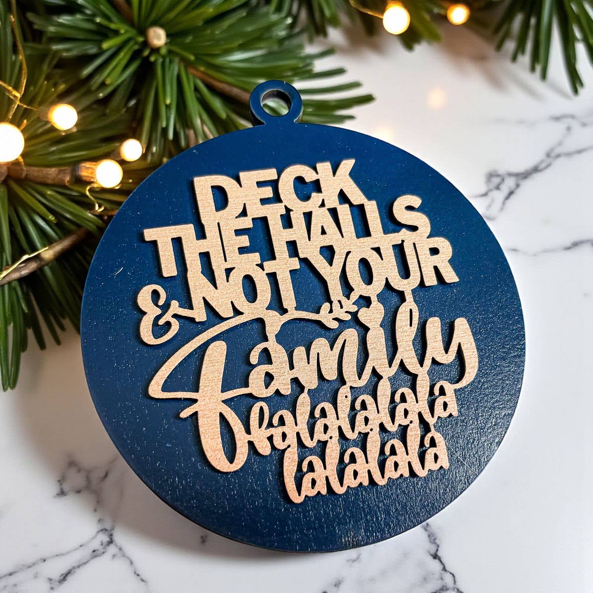 Gia Roma - Wholesale Ornament - Hanging Christmas Decor + Handmade Wooden Ornament Funny0