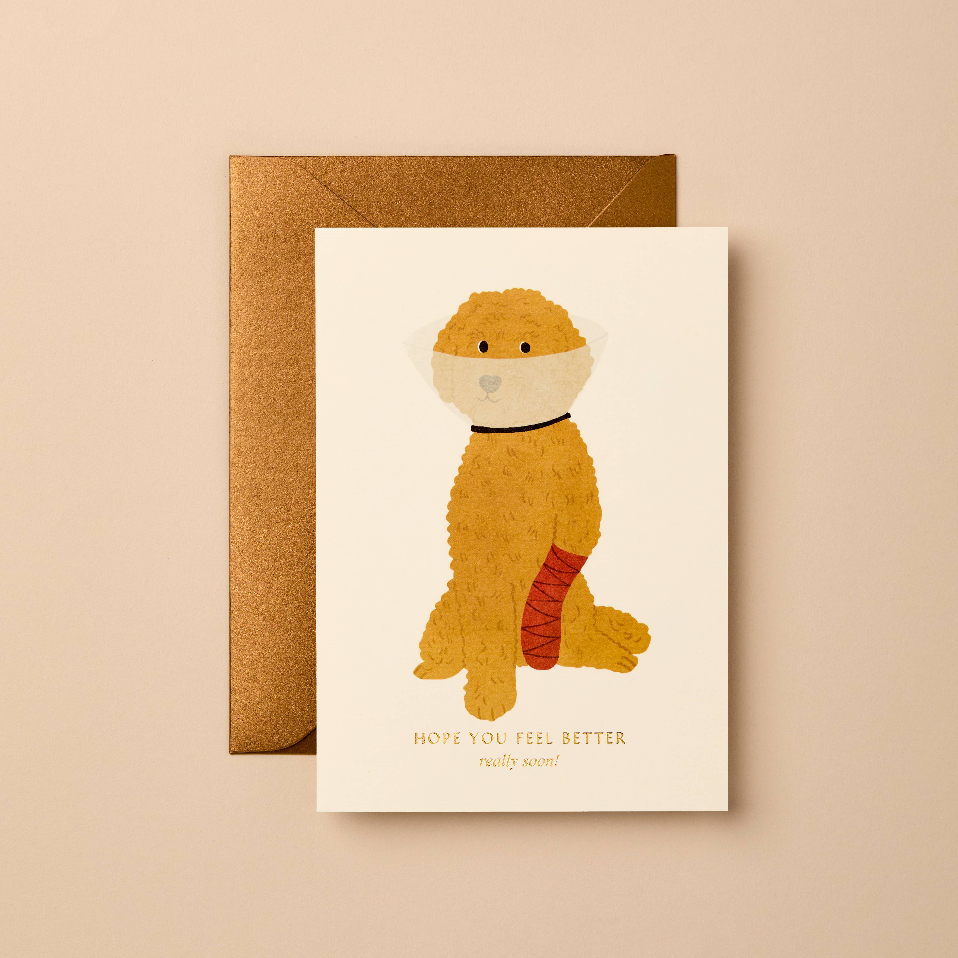 Gabrielle & Celine Greeting Cards Australia - Vente Carte de bon rétablissement - Carte de prompt rétablissement | Carte de vœux avec signature en feuille0