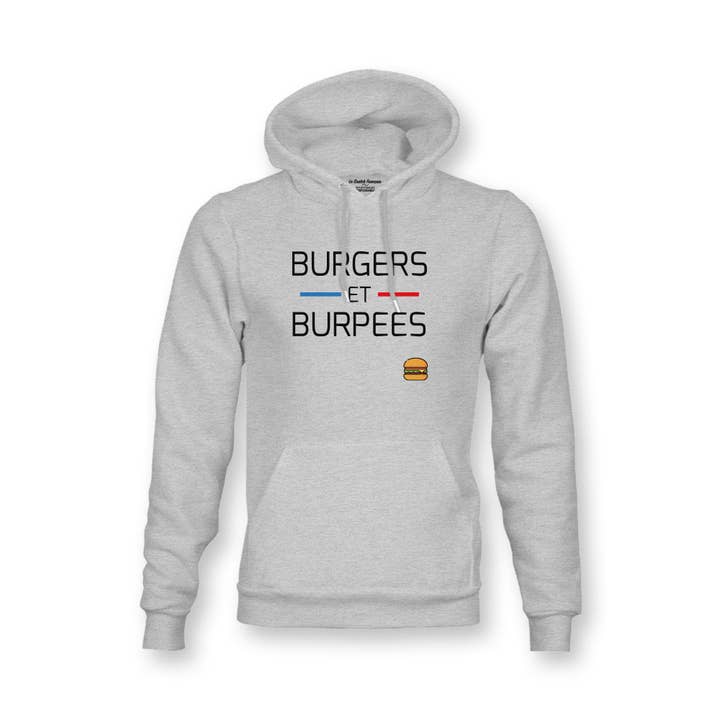 SWEAT-SHIRT - BURGERS ET BURPEES pour la vente par EKOFIT