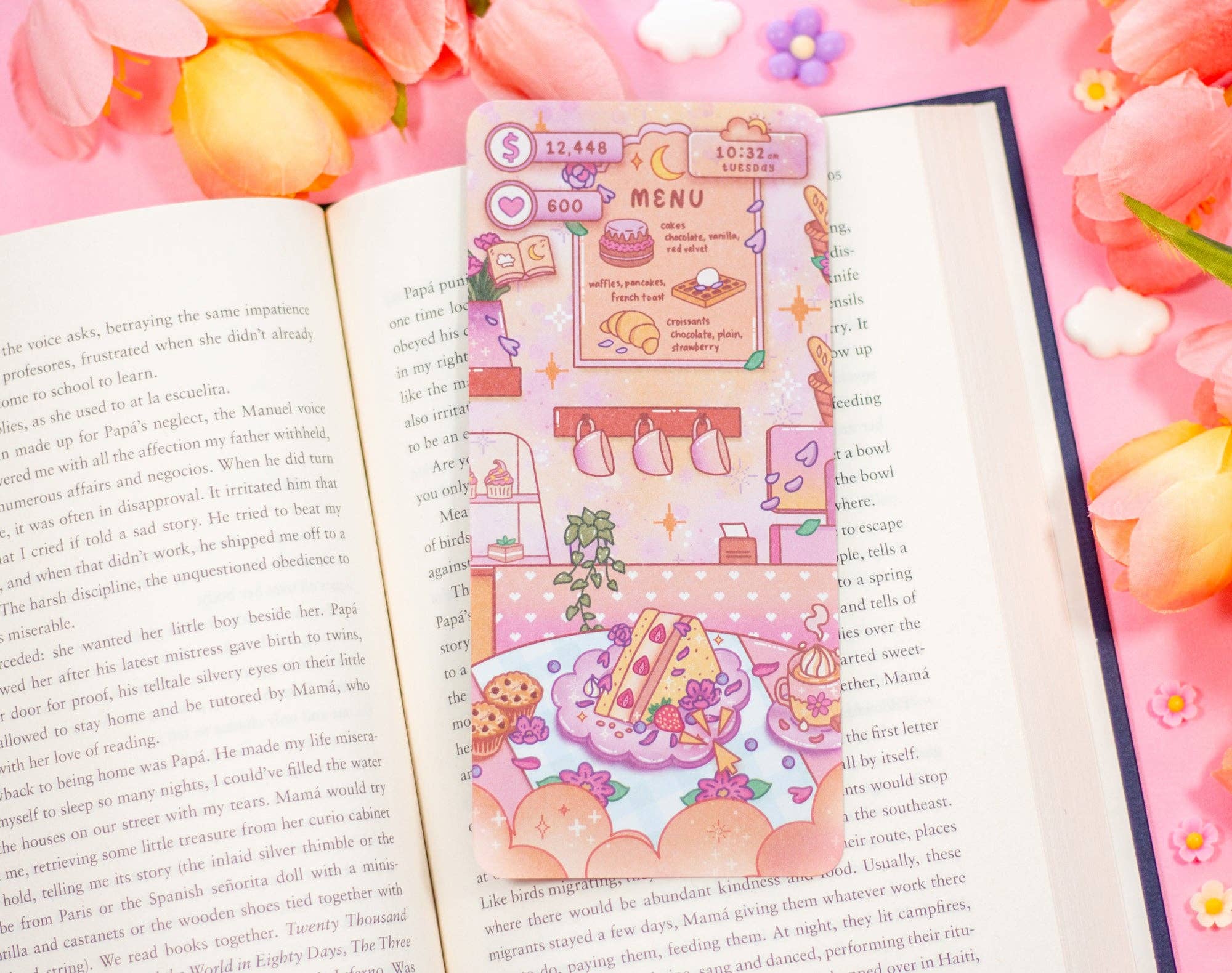 Unicorn Eclipse - Wholesale Bookmark - Cafe Quest Reading Log Bookmark3