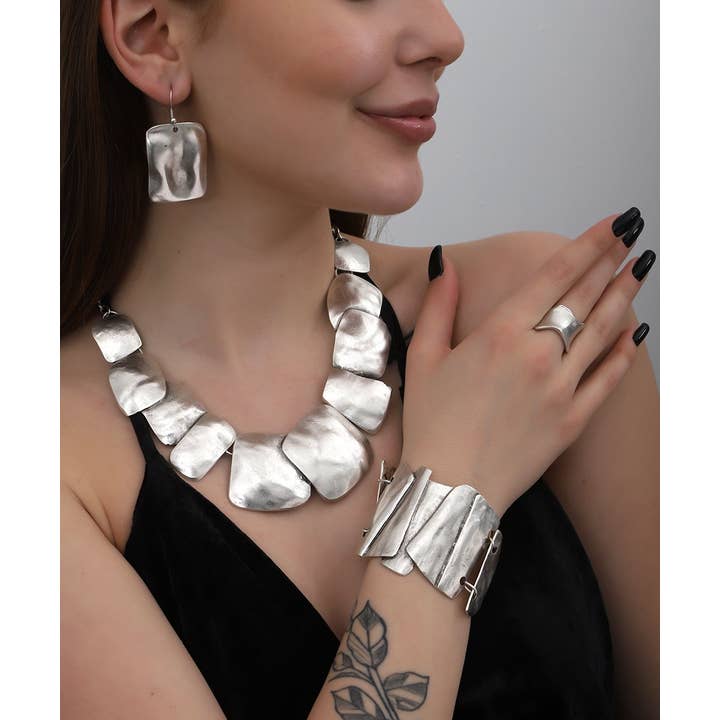 AVENS - Wholesale Jewelry Set - Fine silver plated jewelry set