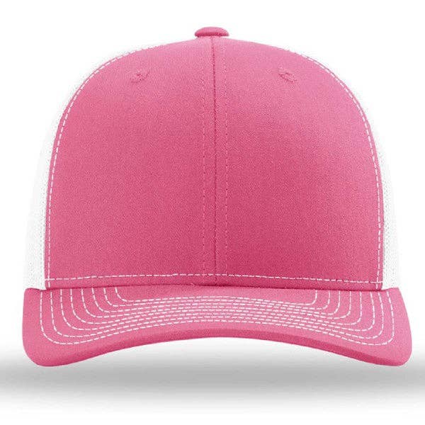 Kodiak Wholesale - Wholesale Trucker Hat - Unisex - Richardson 112 Snapback Trucker Cap - Custom Leather Patch H48