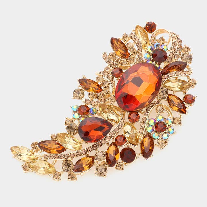 Sensibling Corp. – wholesale Brooch – Multi Stone Embellished Pin Brooch9
