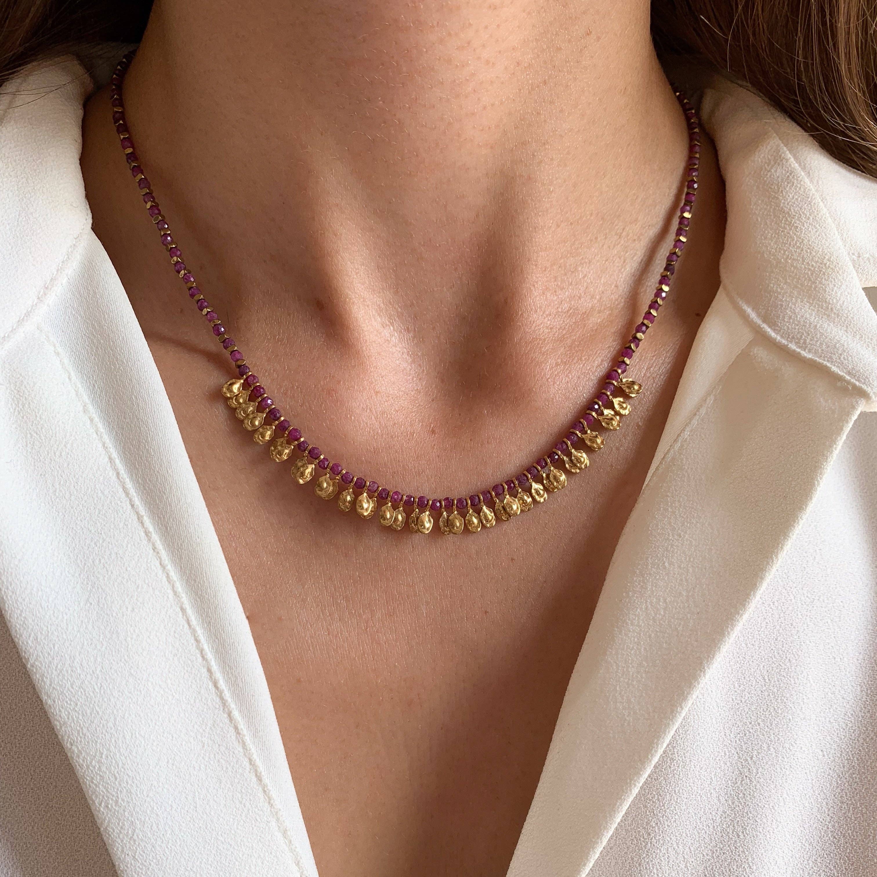 Meora Paris - Venta al por mayor Collares de cuentas/perlas - Collar Apatita5