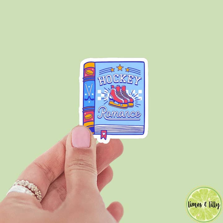 Autocolante de Vinil de Romance de Hóquei | Tropos de Romance | Romance Desportivo | Autocolantes Literários | Autocolantes para Kindle | Portátil | Romance Picante | por atacado de Limes & Lilly