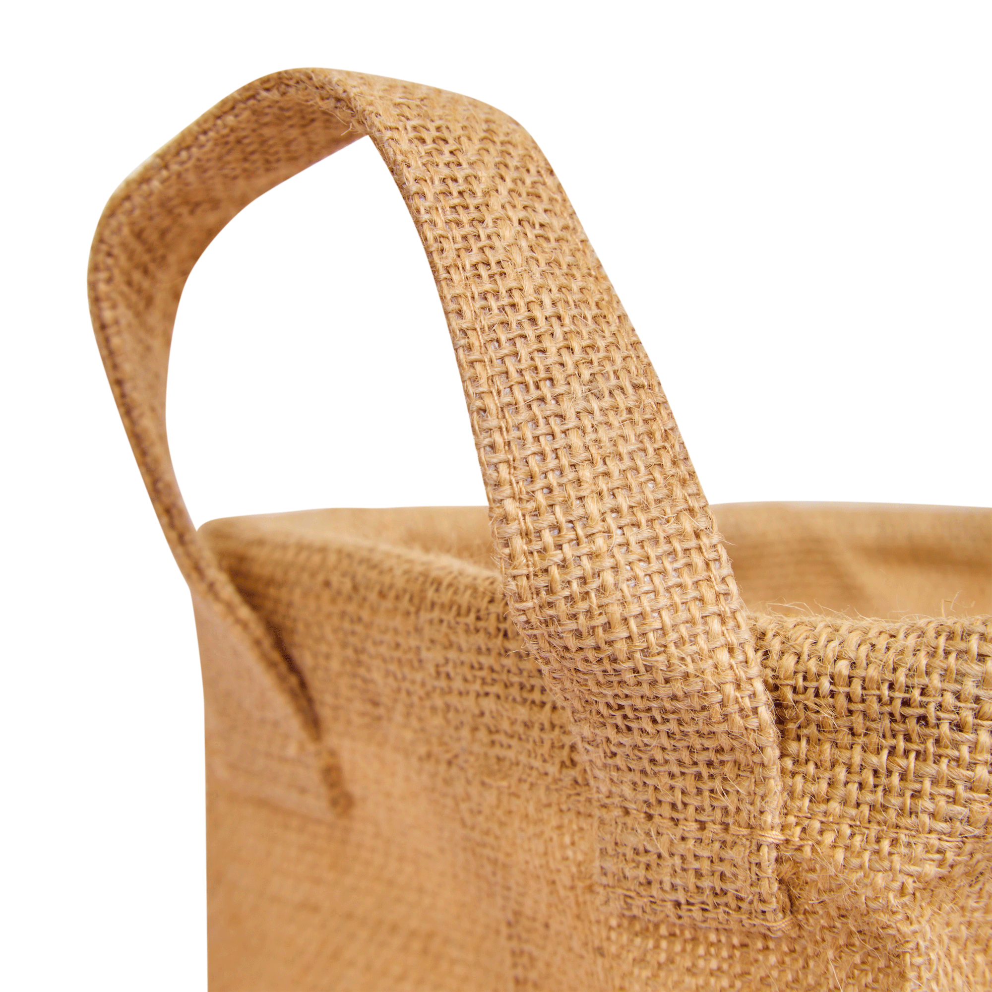 ecojutebags - Wholesale Storage Bag - Set of 8 Burlap Jute Baskets – Storage Bins with Handles6