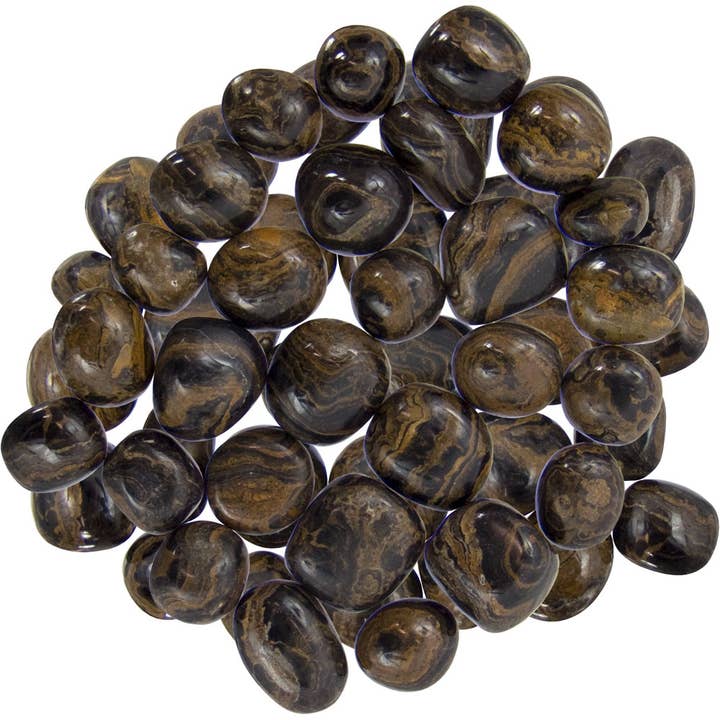 Tumbled Stones Stromatolite (1lb) for wholesale by Kheops International