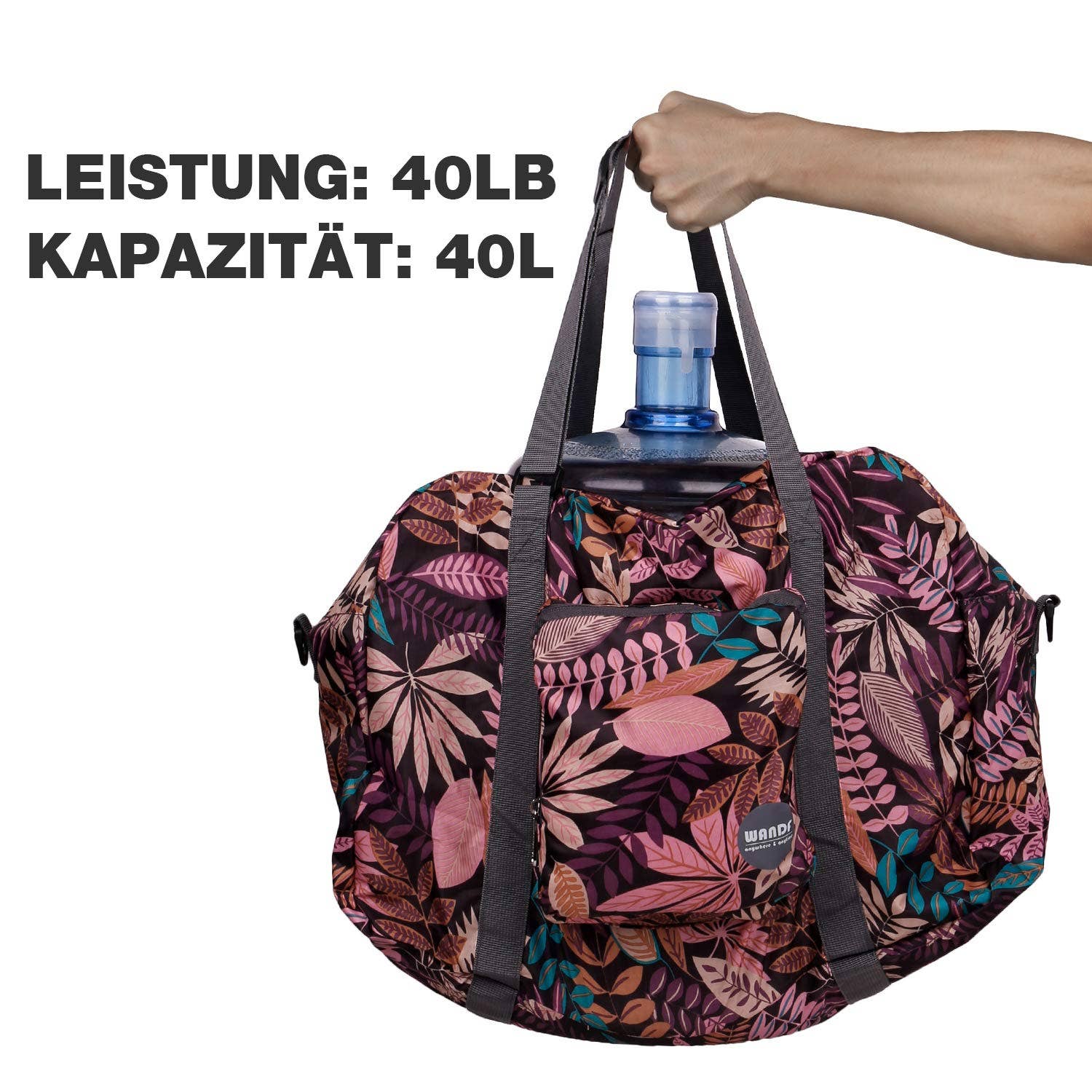 wandf - Wholesale Weekender Bag - Unisex - 40L Travel Duffel Bag Nylon Carry on Weekender Overnight36