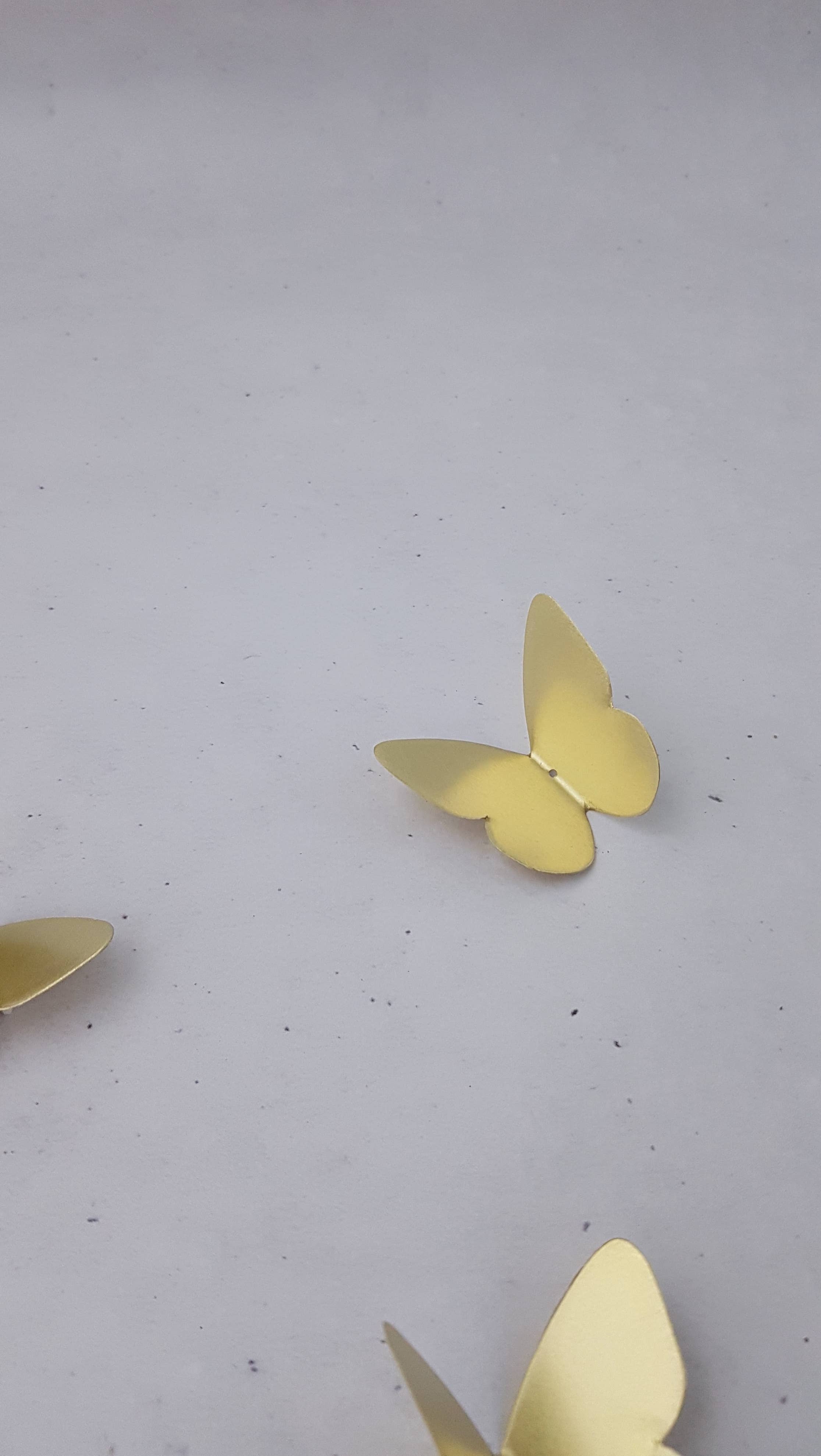 Delphine Plisson – Engroshandel 3D-vægkunst – Mini- eller stor kobberfarvet butterfly i messing2