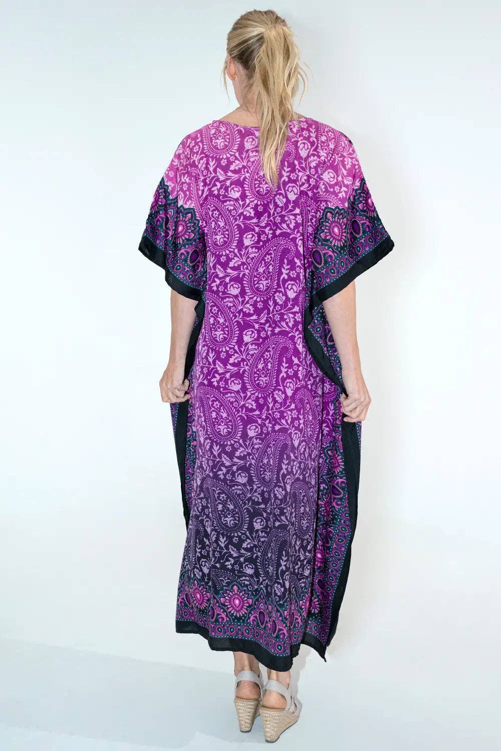 Miss Lavish London - Wholesale Kaftan - Women's - Women Long Kaftan Summer Caftan Dress, 4 Colors S-3XL, 10116