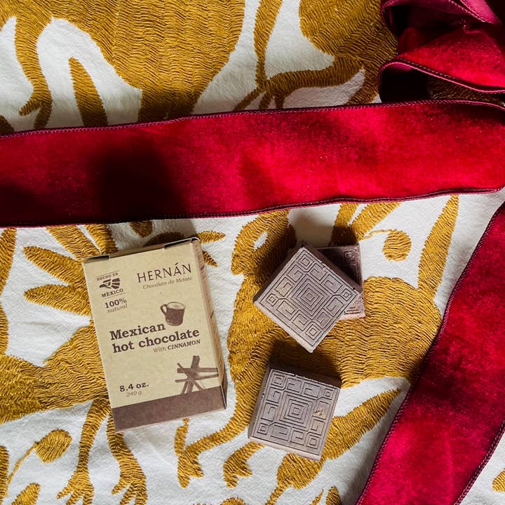 Zimt Mexikanisch Heiße Schokolade Quadrat „Tablillas“ - 240g für den Großhandel von HERNÁN