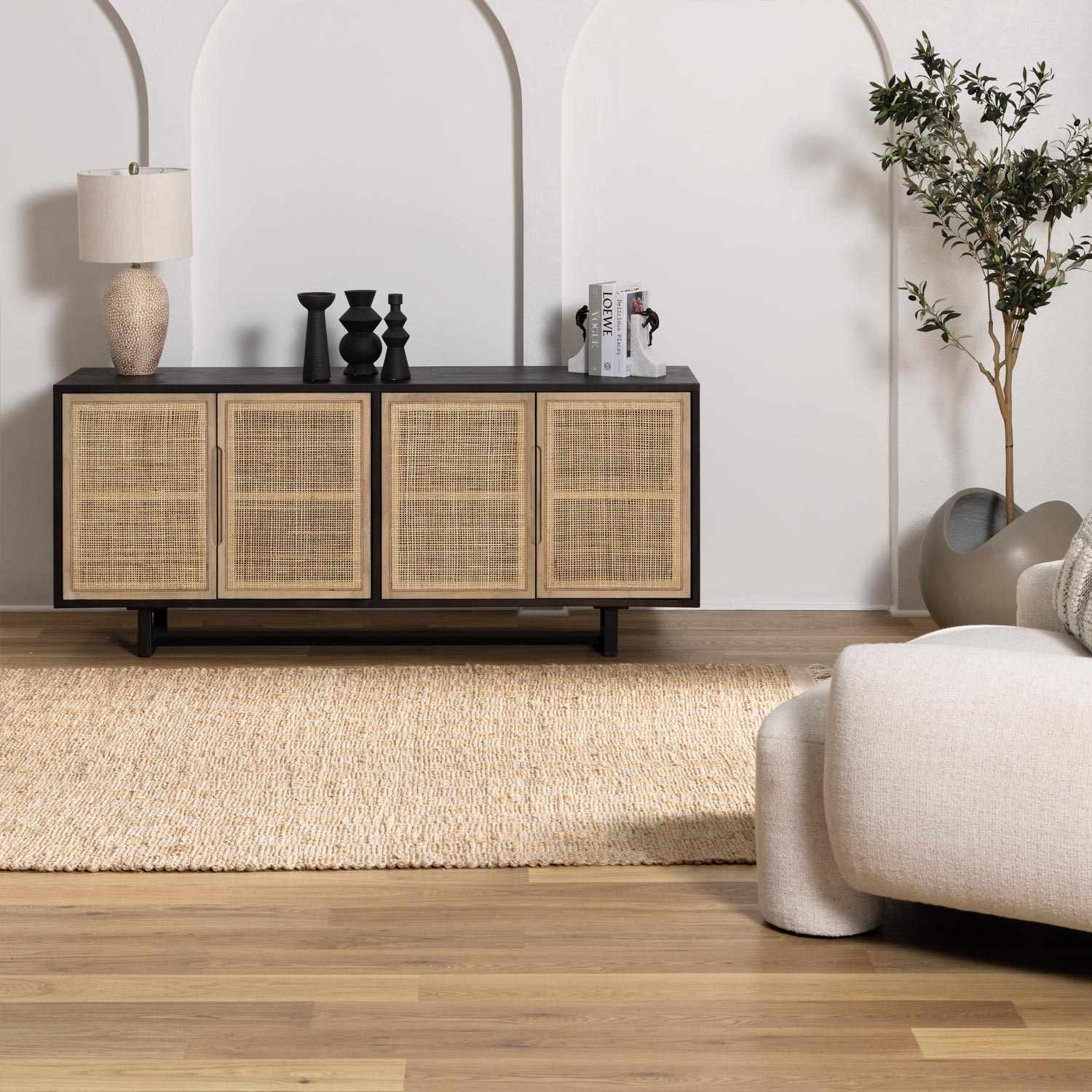 Hauteloom - Wholesale Area Rug - Lonut Checkered Jute Area Rug10