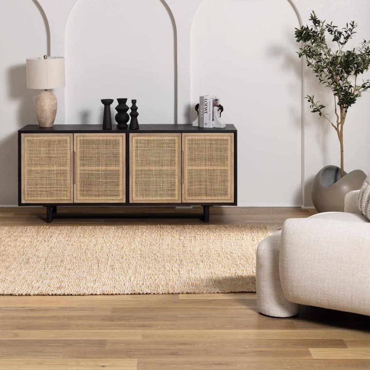 Hauteloom - Wholesale Area Rug - Lonut Checkered Jute Area Rug10