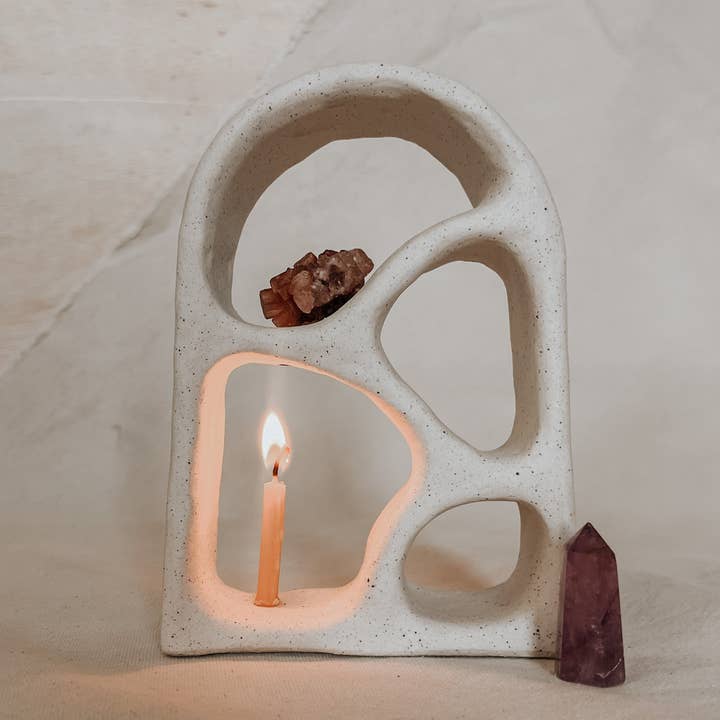 Anna Flowers Ceramics - Wholesale Decorative Tabletop Object - Handmade Ceramic Altar – Ritual & Meditation Decor 0