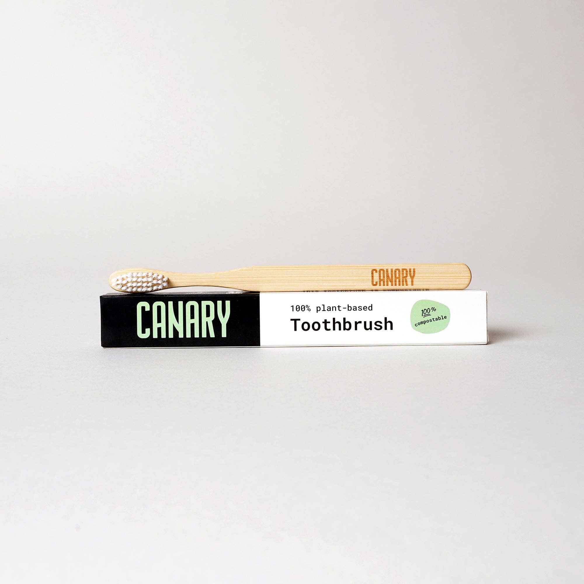 Canary Clean Products - Wholesale Toothbrush - Fully Compostable Bamboo Toothbrush