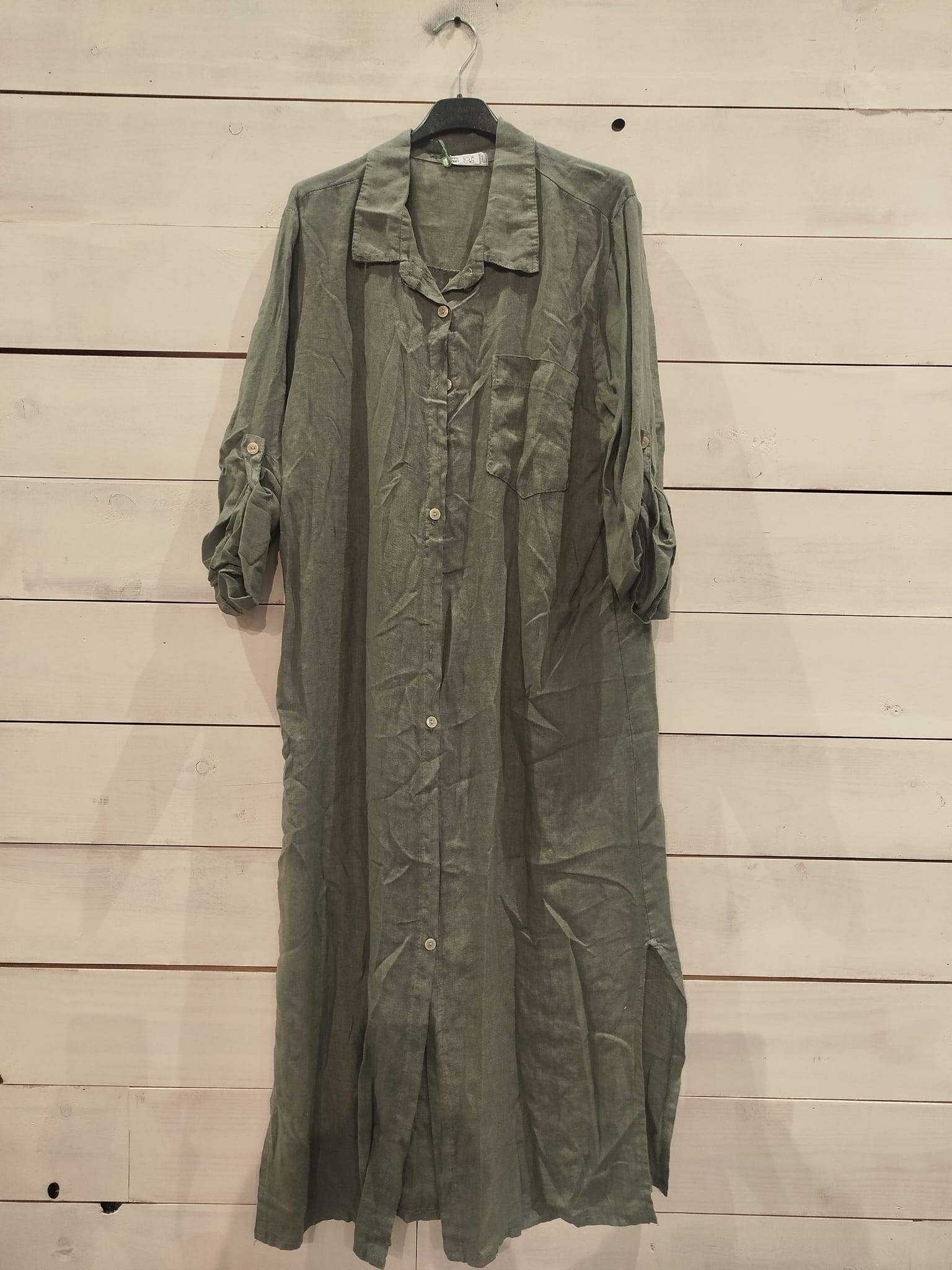 Linos y Textiles - Vendita all'ingrosso Camicia button down - Donna - REF 8827 T-SHIRT LUNGA 100% LINO7