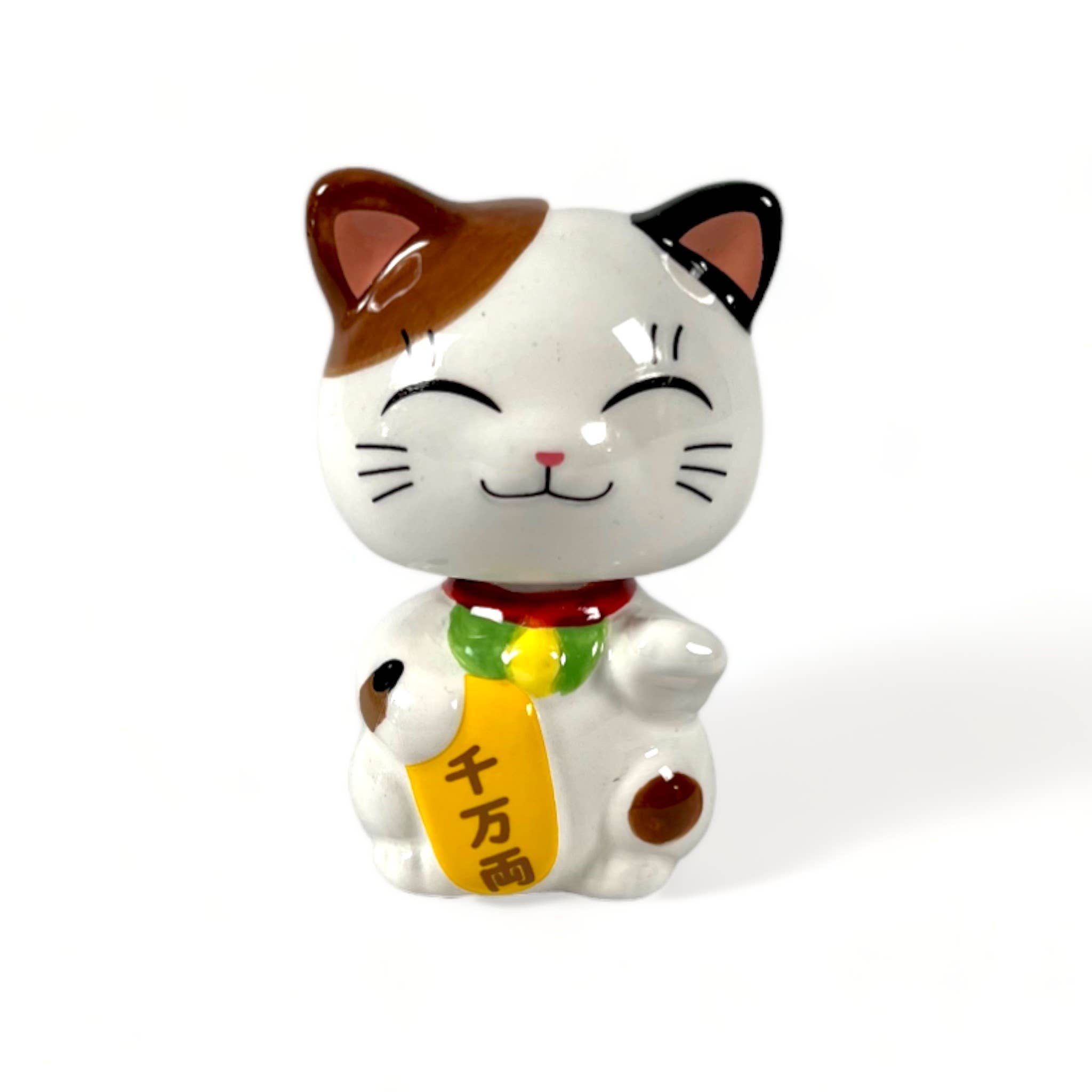 Urban Tokyo - Wholesale Decorative Figurine - 3 Inch Ceramic Lucky Cat Bobble Head