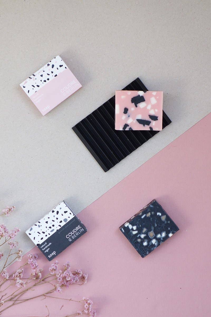 Coudre Berlin - Wholesale Zeepblok - Handgemaakte natuurlijke zeep met rosésteenpatroon2