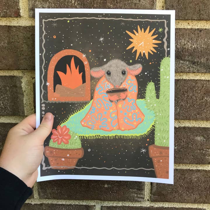 Stampa Cozy Mouse per la vendita all'ingrosso da parte di Glitter and Toadstools