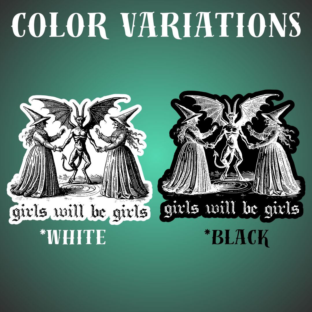 Pretty Toxic Stickers - Wholesale Sticker - Girls Will Be Girls Sticker, Feminist Witch Stickers3