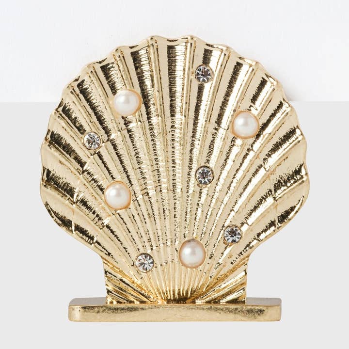 Segnaposto Shell, set di quattro per la vendita all'ingrosso da parte di Joanna Buchanan