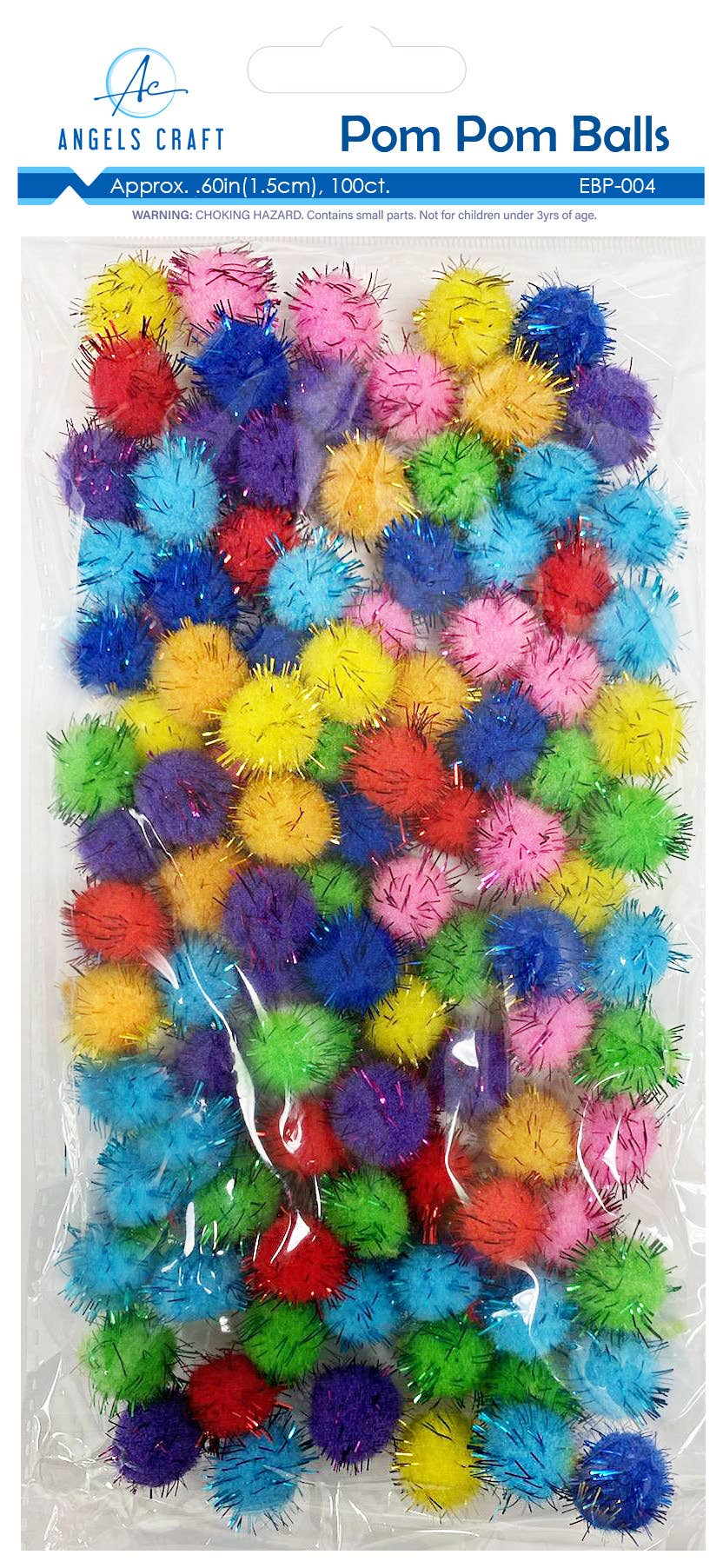 Angels Craft - Wholesale Craft Supplies - Mixed Pom-Poms – Sizes & Colors All in One Pack3