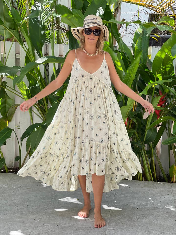 Long sundress (one size) for wholesale by Ollie Burwell