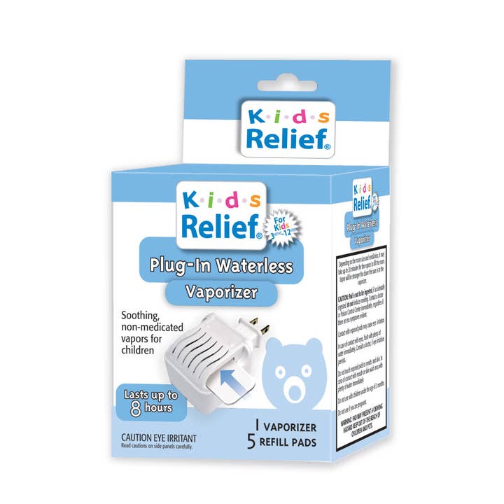 homeolab International Inc - Wholesale Aromatherapy Inhaler - Kids Relief Plug-in Waterless Vaporizer +Refills, Eucalyptus