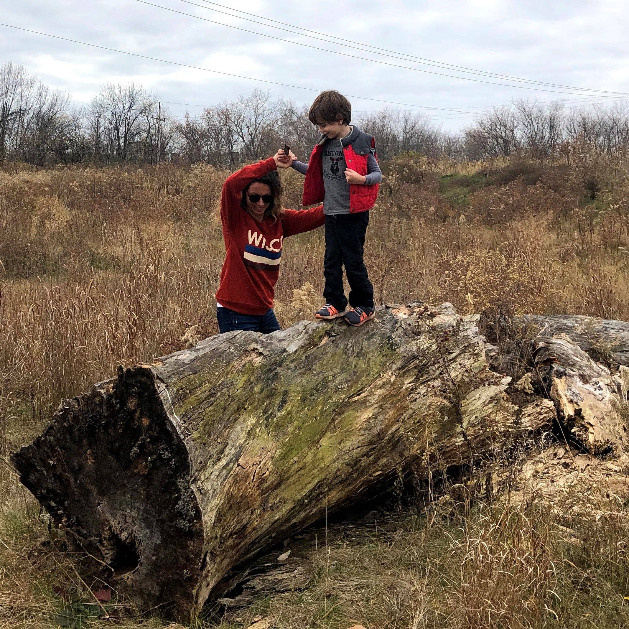 Giltee - Venta al por mayor Sudadera estampada - Unisex - The Pillars - Wisco Ladrillo de cuello redondo unisex4