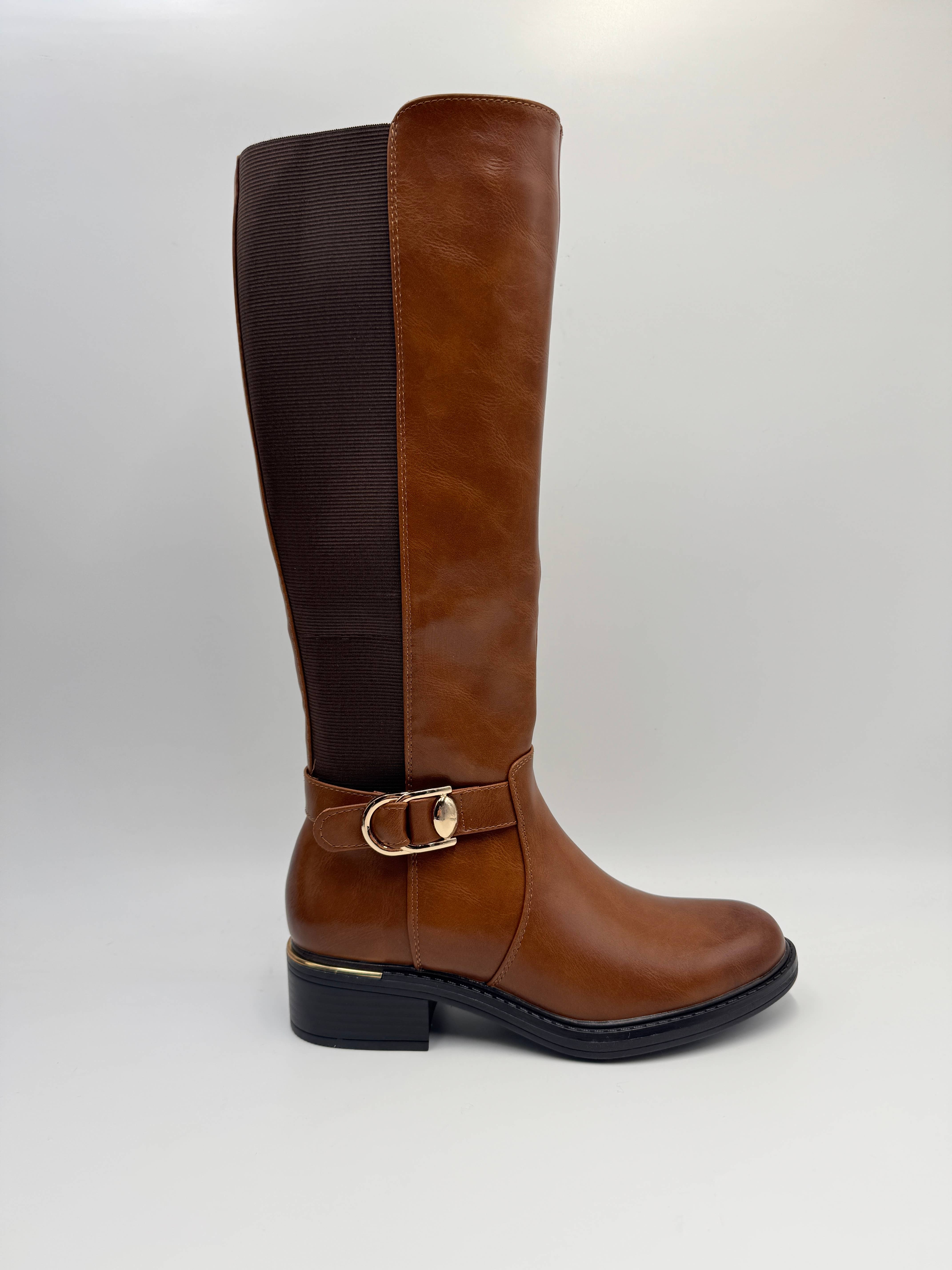 Rentoes – wholesale Boots – Women’s – Women’s Knee High Faux Leather Boots with Side Zipper5