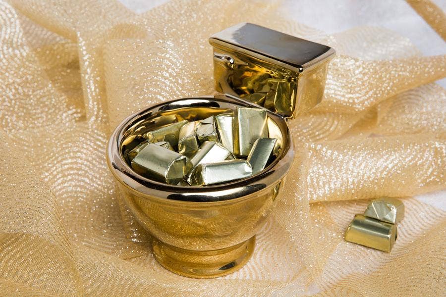 BigMouth Inc - Wholesale Coffee Mug - Golden Toilet Mug3