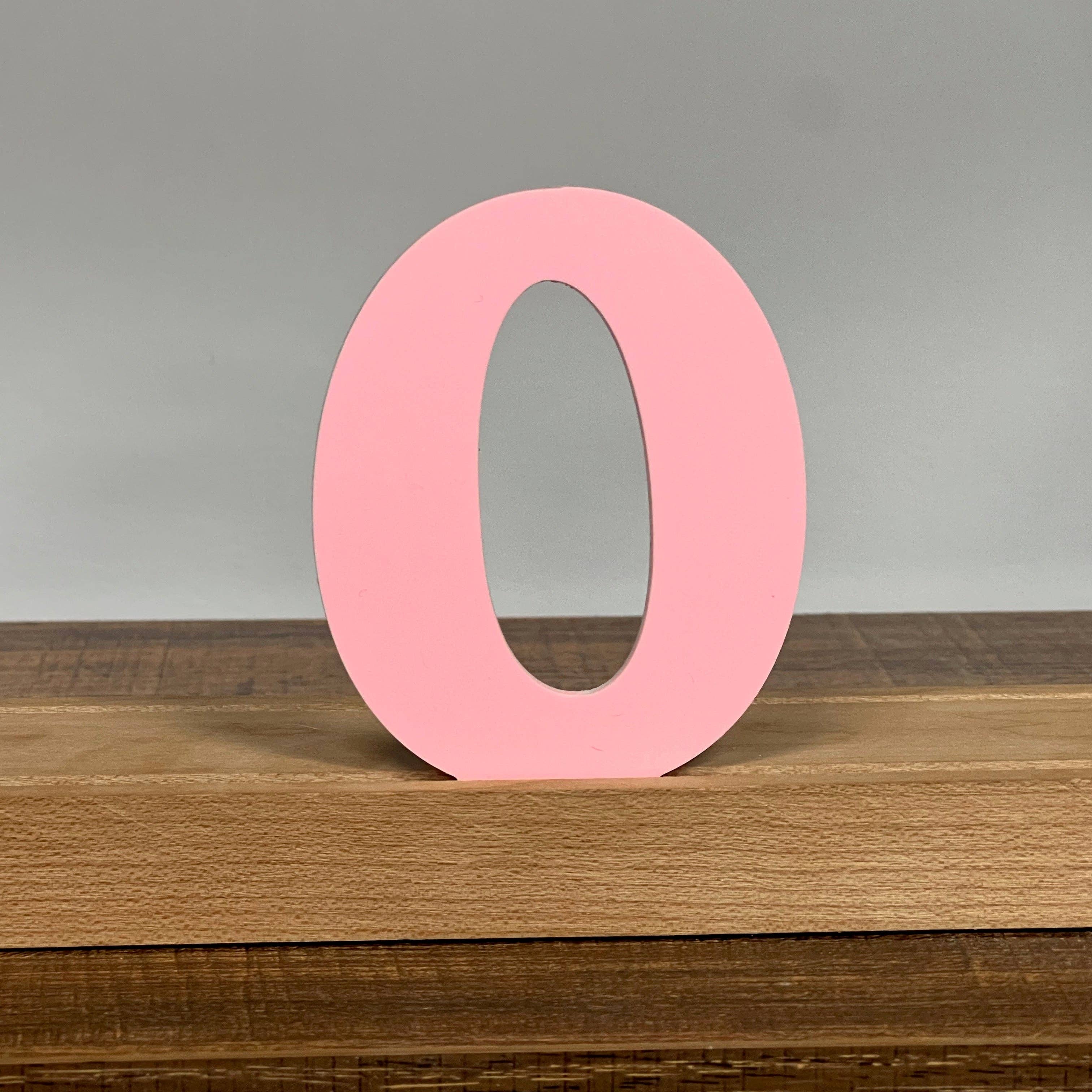 Artifacture - Wholesale Sign - Kryliq Individual Letters: 3" Craftsman Style- Matte Pastel Pink16