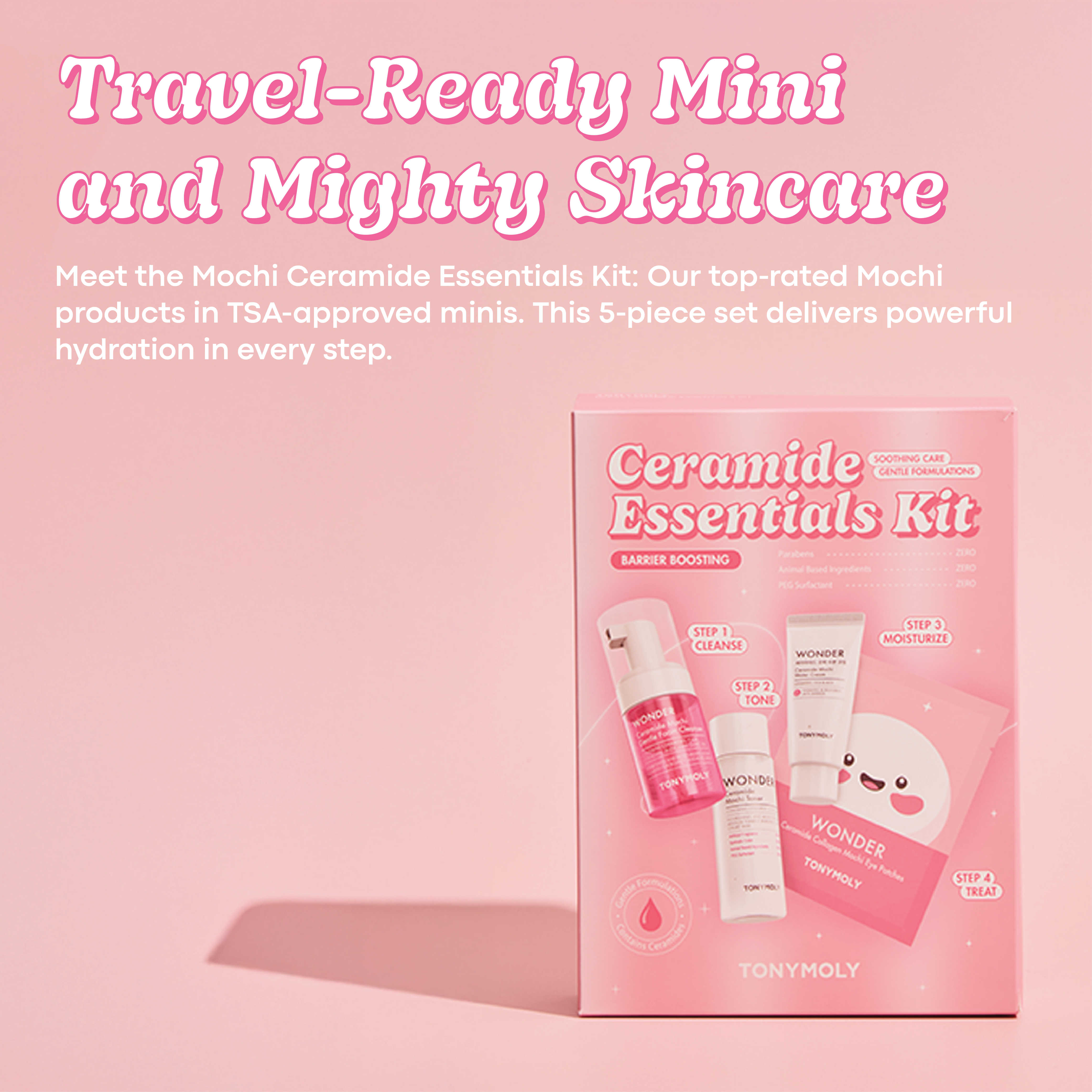TONYMOLY - Wholesale Facial Care Set/Kit - Mochi Ceramide Essentials Skincare Set9