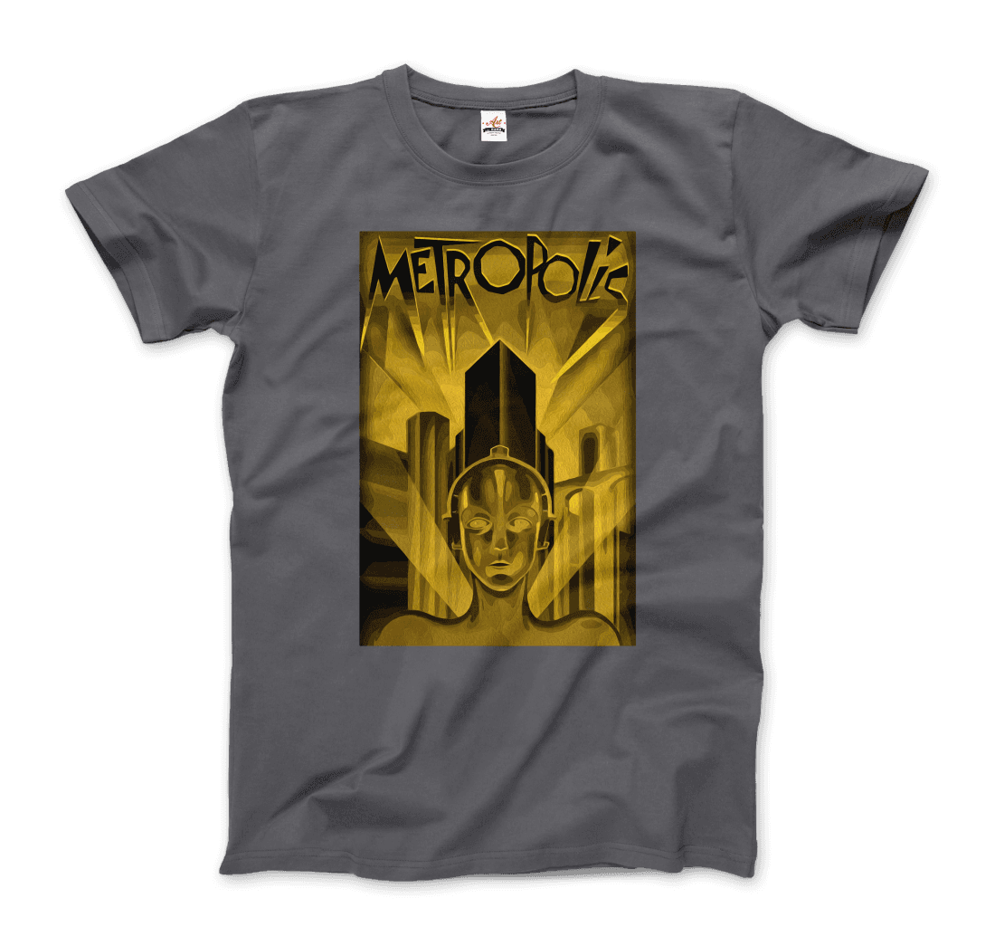 Art-O-Rama Shop – wholesale T-shirt (graphic) – unisex – Metropolis - 1927 Movie Poster Reproduction in Oil Paint T-Shirt11