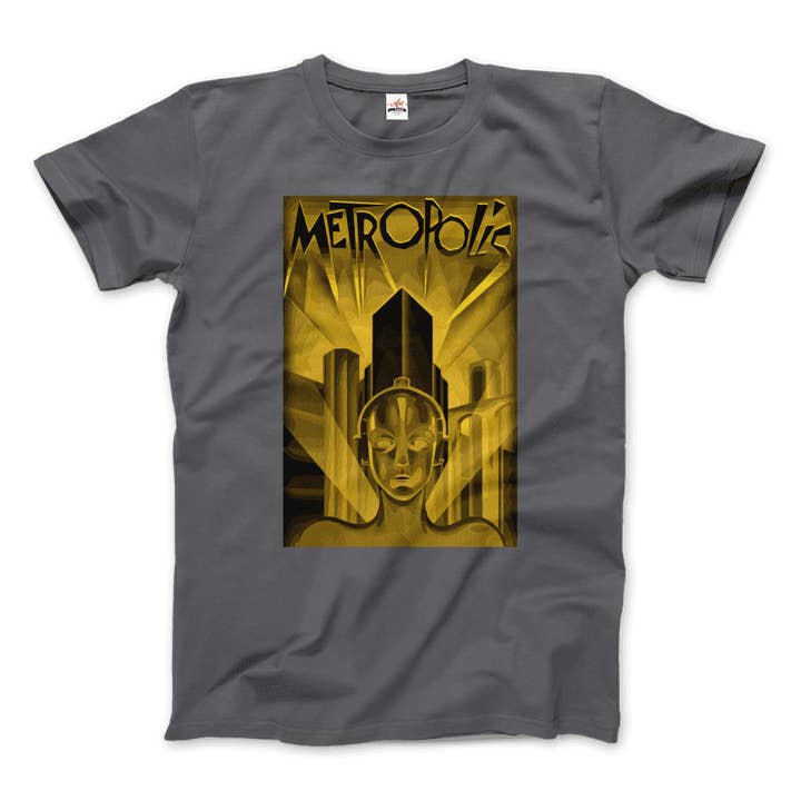 Art-O-Rama Shop – wholesale T-shirt (graphic) – unisex – Metropolis - 1927 Movie Poster Reproduction in Oil Paint T-Shirt11