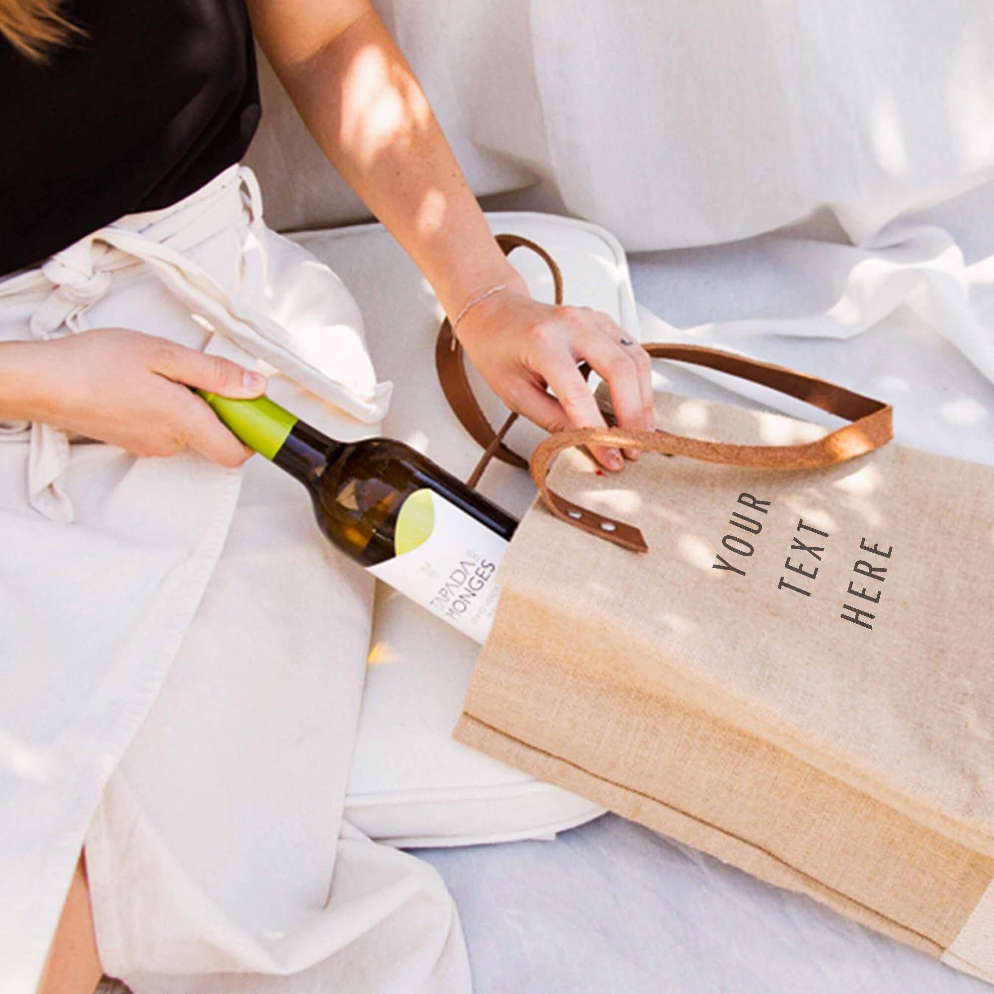 Apolis - Vendita all'ingrosso Borsa tote - Donna - Personalizza borsa per vino in naturale (033NA)7