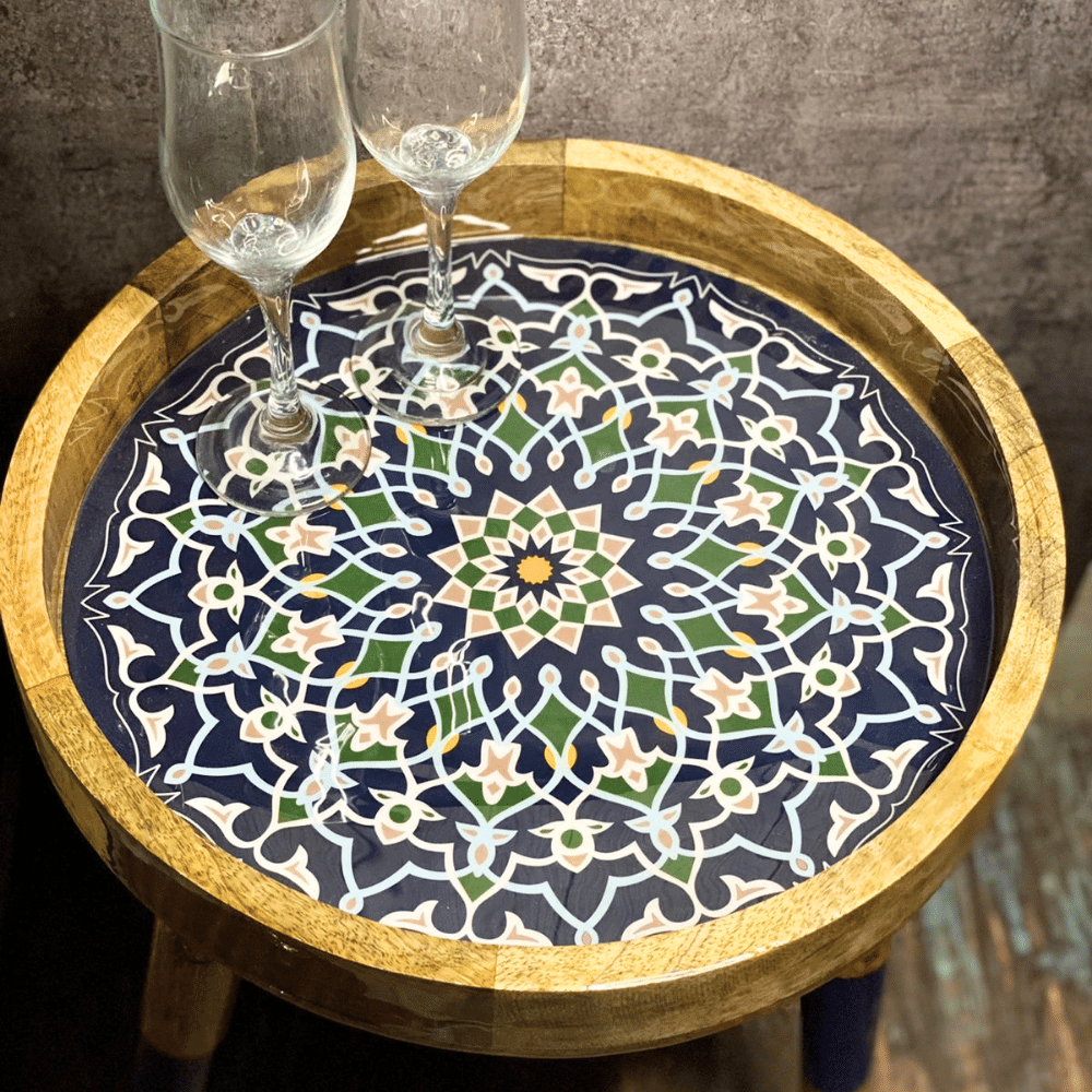 Hartsmede - Wholesale Side Table - Handmade Side Table Removable Legs Hummingbird Tray Table2