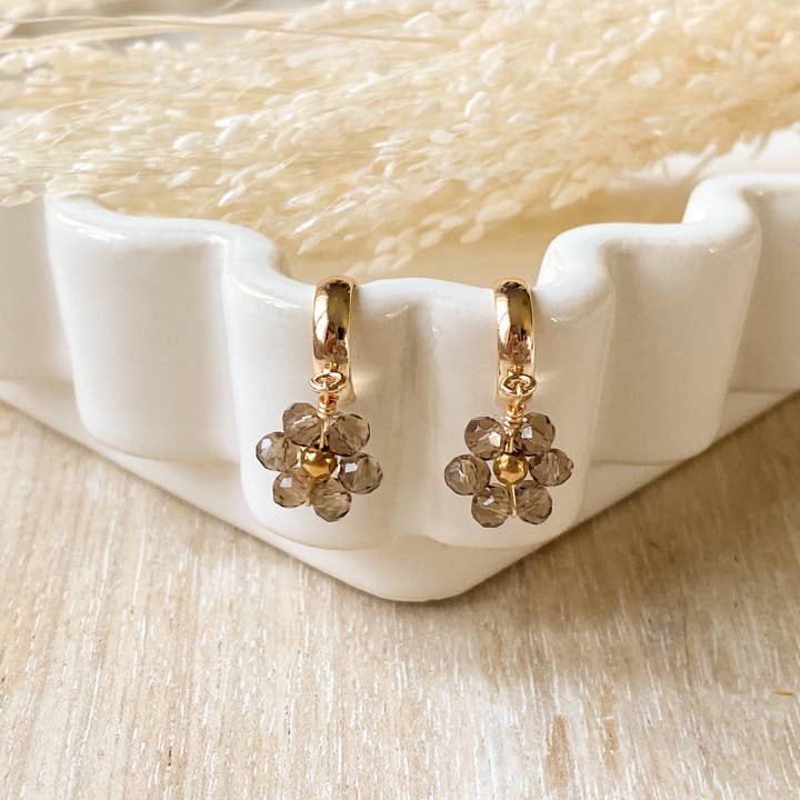 Agaveh girl - Wholesale Huggie Earrings - Nectar Blooms6