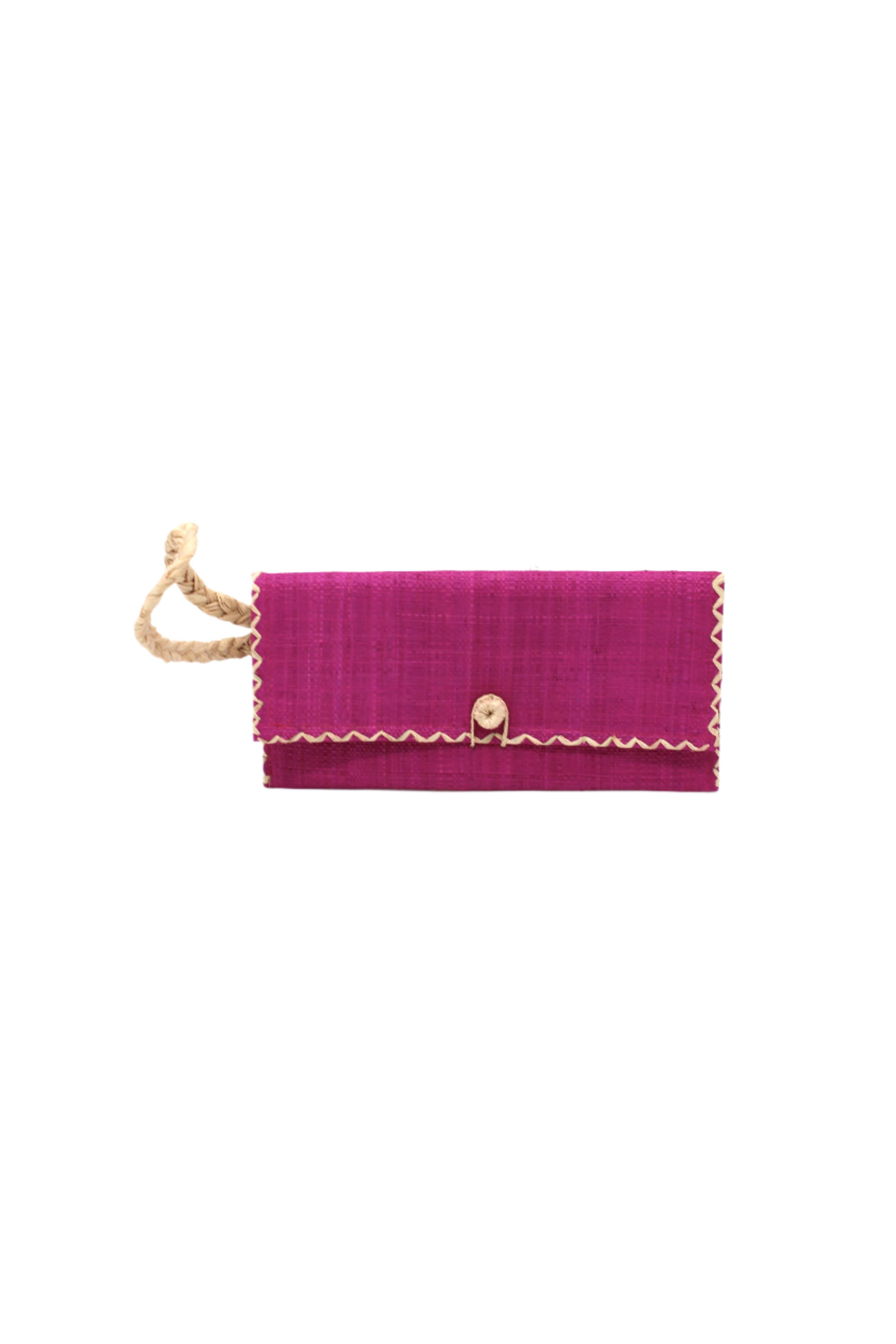 Shebobo – wholesale Clutch bag – women's – ChiChi Straw Envelope Clutch Purse Wristlet Bag5