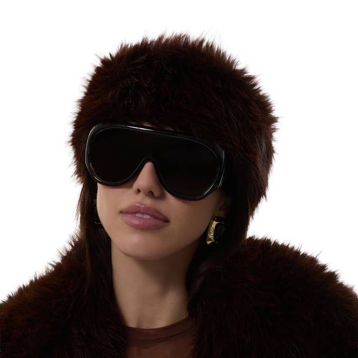 AFRM Fur Headband - Java for wholesale on Faire0