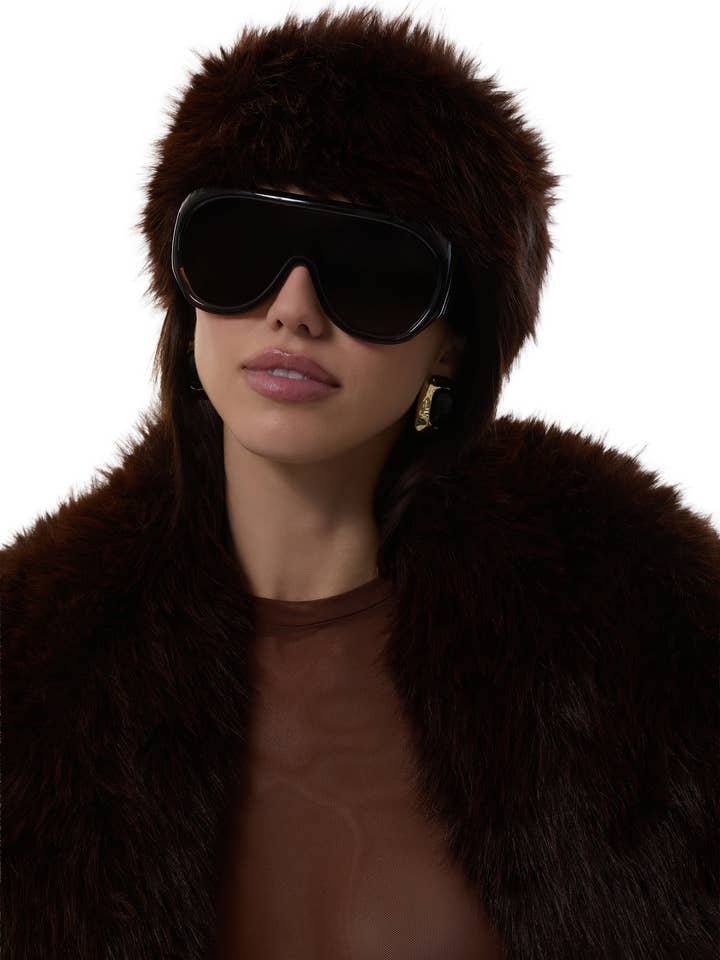 AFRM Fur Headband - Java for wholesale by AFRM