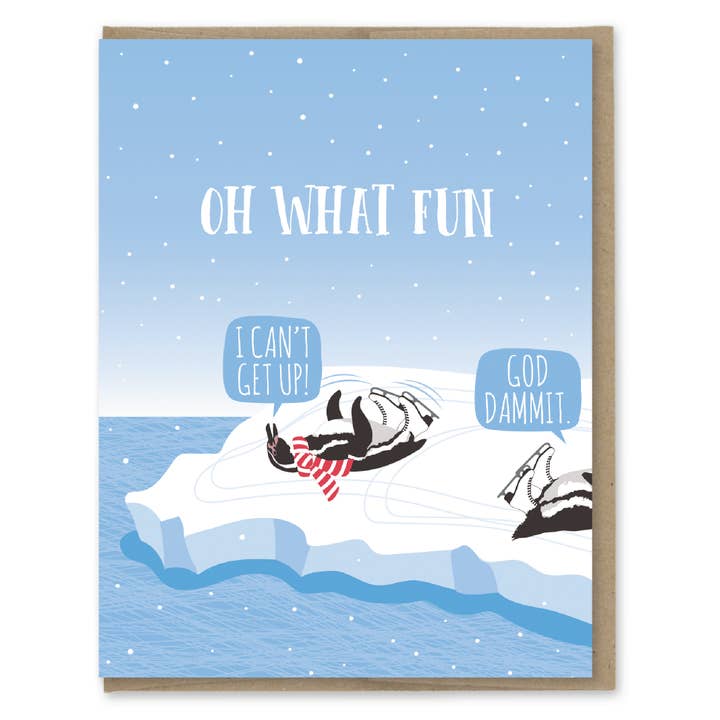 Modern Printed Matter - Wholesale Christmas Card - Oh What Fun Holiday Card