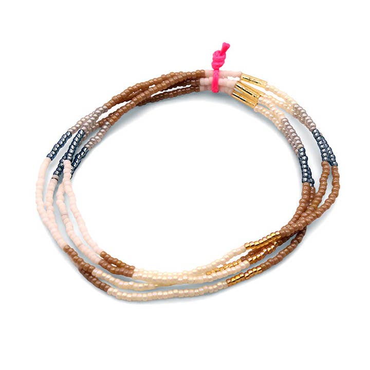 Rumi Bracelets set of 4 / White for wholesale by bluma project