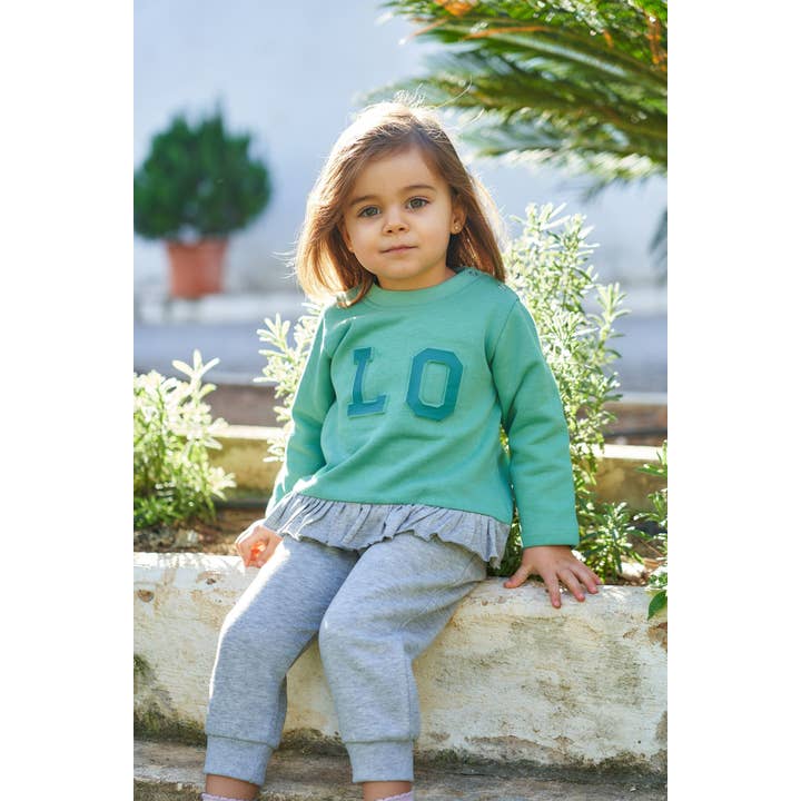 Green Tracksuit LO Volante for wholesale by La ormiga